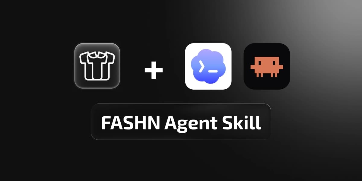 Introducing the FASHN Skill for Coding Agents cover image